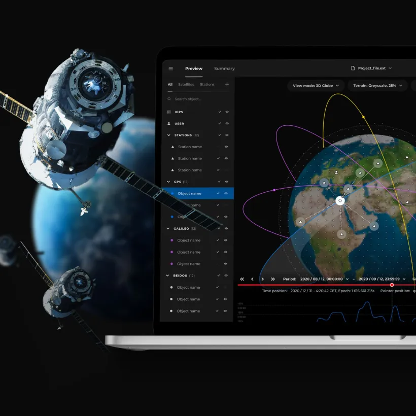 Space Software for the Satellite Based Augmentation System [SGAT] by Touch4IT